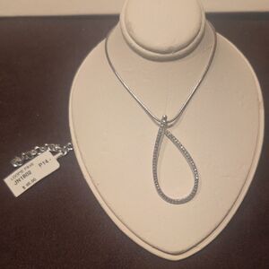 Brighton Silver Teardrop Necklace